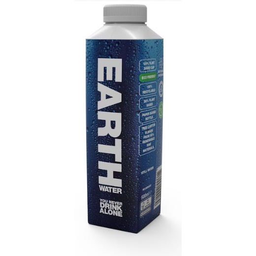 EARTH Water - EARTH Water, Tetra-Flasche mit 50 cl, Packung mit 24 Stück