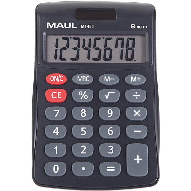 Maul - calculatrice de bureau MJ 450, junior, noir