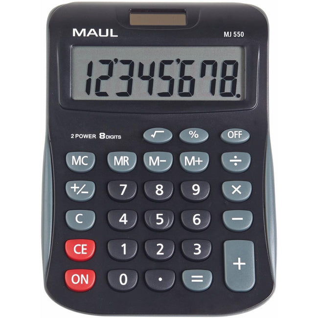 Maul - calculatrice de bureau MJ 550, junior, noir