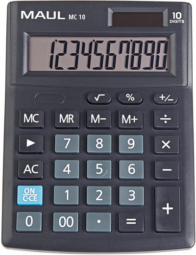 Maul - calculatrice de bureau MC 10, noir