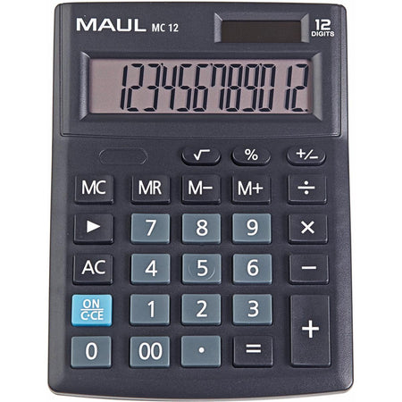 Maul - calculatrice de bureau MC 12, noir