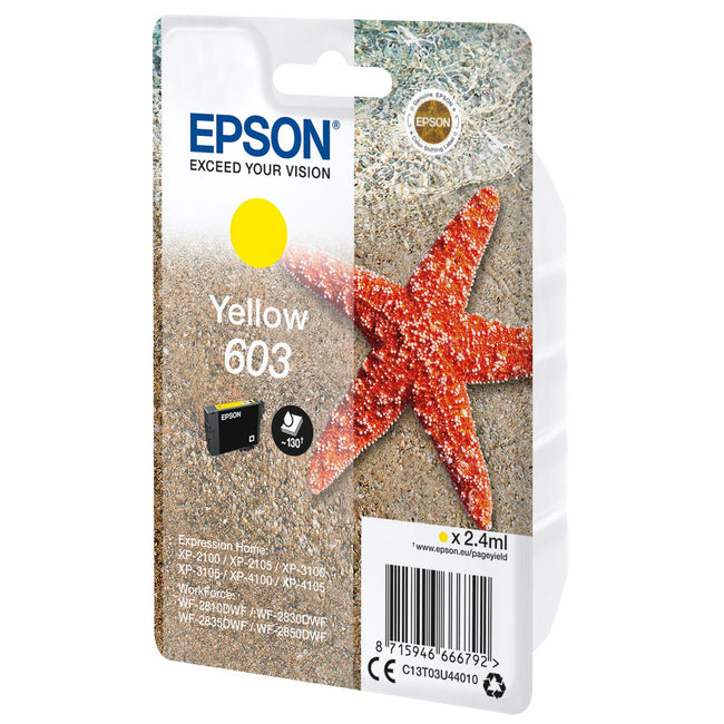 Epson - Cartouche d'encre 603 T03U4 jaune