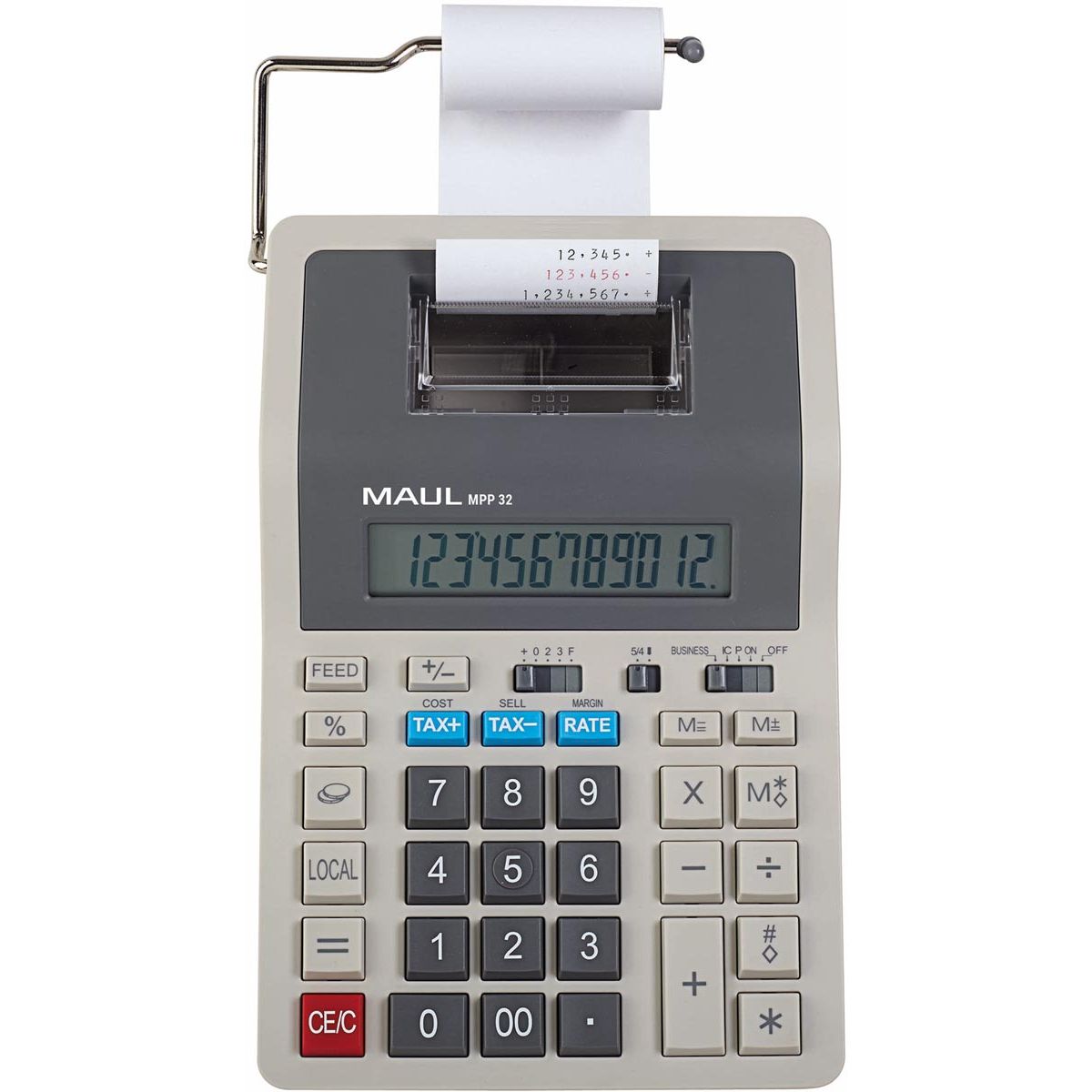 Maul -  bureaurekenmachine met telrol MPP 32