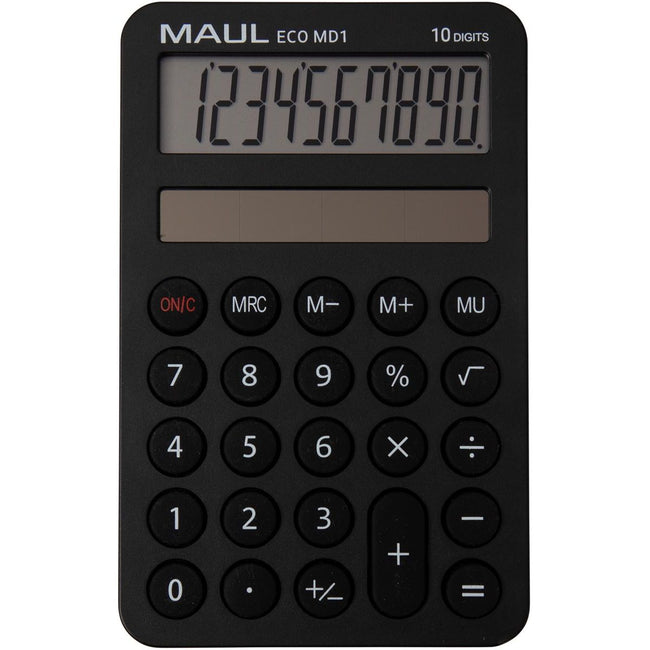 MAUL - calculatrice de bureau ECO MD 1, noir