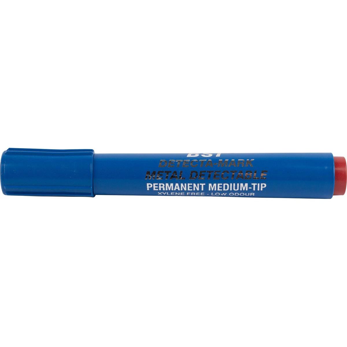 BST -   detecteerbare permanente marker voedingsindustrie rood doos van 10 stuks