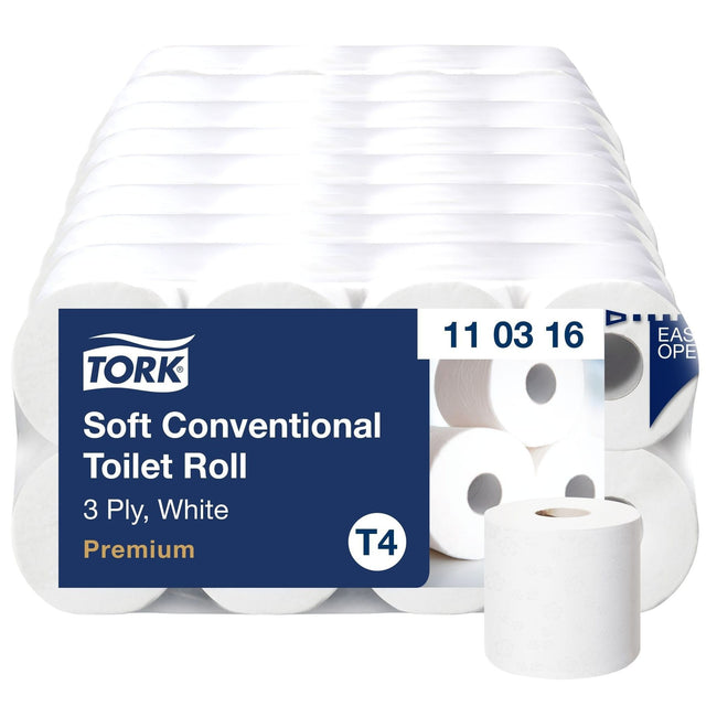 Tork -  Toiletpapier t4 premium 3laags 250 vel wit
