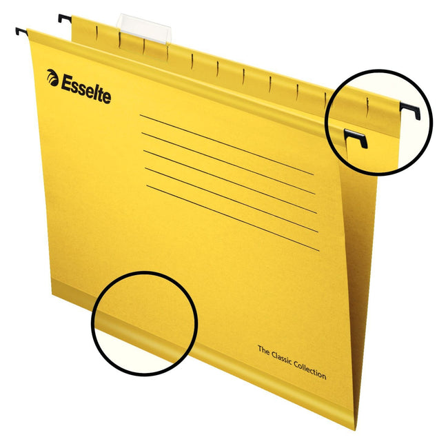 Esselte -  Hangmap  classic folio v-bodem 382x240mm gl