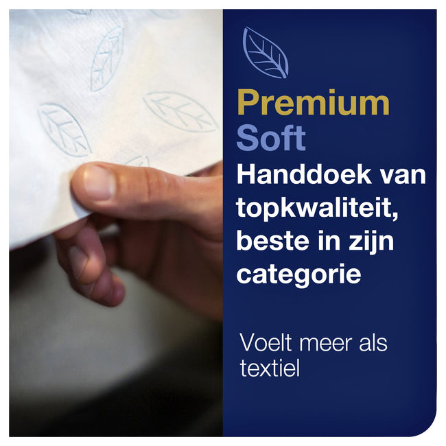 Tork -  Handdoek h2 premium 2laags 212x340mm 100288