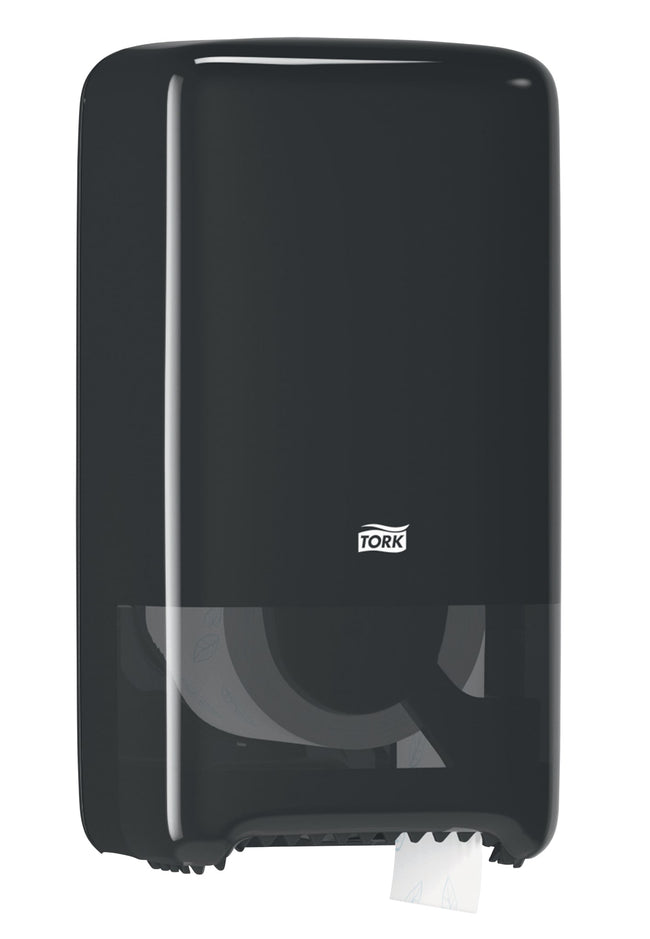 Tork -  Toiletpapierdispenser t6 medium duo zwart