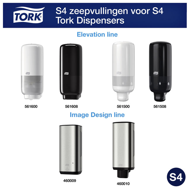 Tork -  Handzeep s4 premium schuim 1000ml mild