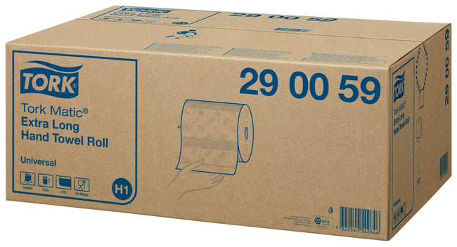 Tork -  Handdoekrol h1 universal 1laags 280m wit | 168 stuks