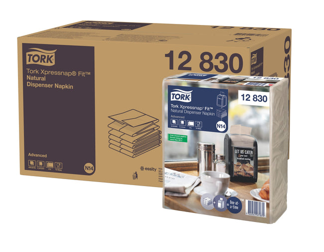 Tork -  Servet n14 advanced multifold 2laags naturel | 6 stuks