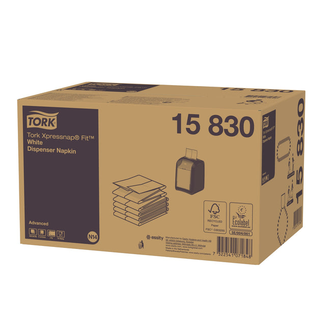 Tork -  Servet n14 advanced multifold 2laags wit | 288 stuks