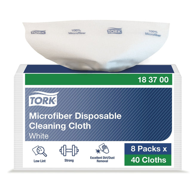 Tork -  Microvezeldoek premium 40 vel wit 183700