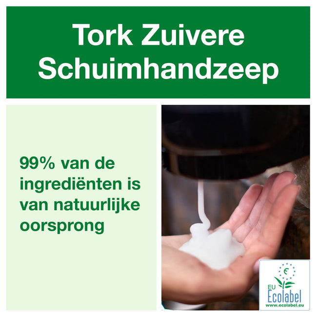 Tork -  Handzeep s4 premium schuim 1000ml clarity