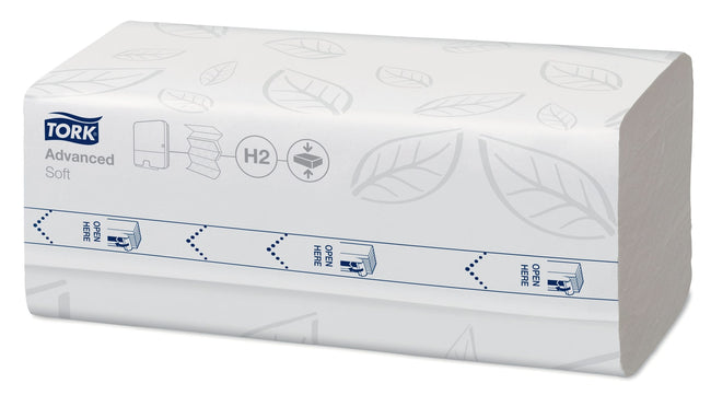 Tork -  Handdoek h2 xpress compressed advance 212x320