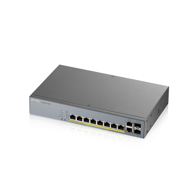 Zyxel -   GS1350-12HP-EU0101F netwerk-switch Managed L2 Gigabit Ethernet (10/100/1000) Power over Ethernet (PoE) Grijs