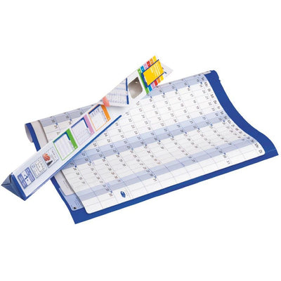 Legamaster -  jaarplanner 2027, ft 60 x 90 cm, gelamineerd karton, opgerold, met 3 extra kolommen