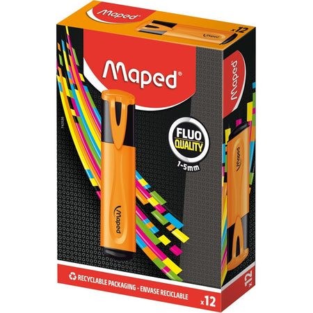 Maped - surligneur Fluo'Peps Classic orange