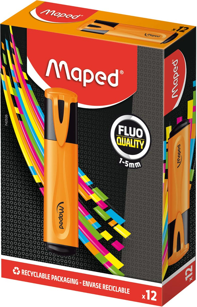 Maped - surligneur Fluo'Peps Classic orange