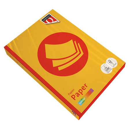 Quantore -  Kopieerpapier colour a4 120gr diepgeel | 5 stuks