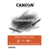 Canson - Papier à croquis Graduate Sketch 40 feuilles 96gr A3 blanc naturel