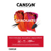 Canson - Malpapier Graduate Oil Acrylic 20 Blatt 290gr A3 naturweiß