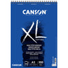 Canson - Papier Mixed Media XL Texturé Mixed Media 30 feuilles 300gr A3 blanc