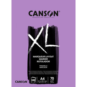 Canson -  Markerpapier  xl marker 70gr a4 extra wit | 5 stuks