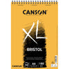 Canson - Papier Bristol XL Bristol 50 feuilles 180gr A4 extra blanc | 5 pièces