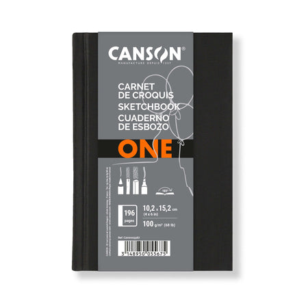 Canson -  Schetsboek  art book one hardcover 102x152mm | 6 stuks