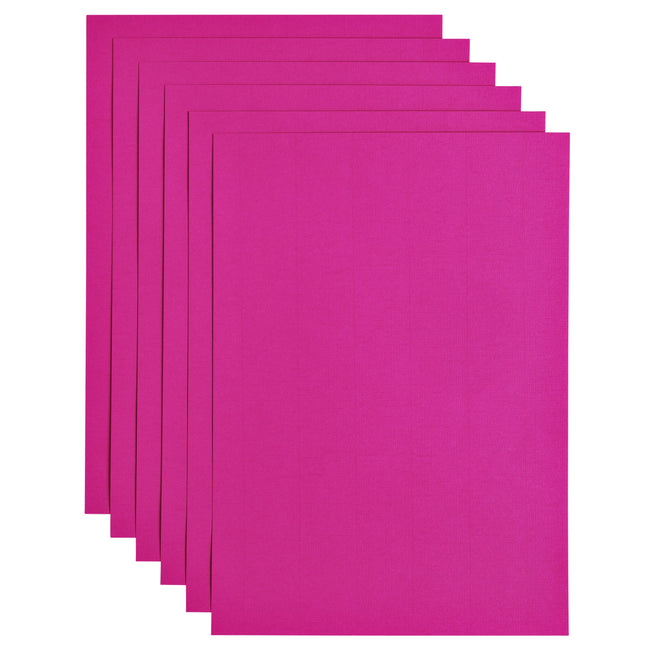 Papicolor - Papier à copier A4 200gr 6 feuilles rose vif