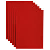 Papicolor - Papier copie A4 200gr 6 feuilles rouge