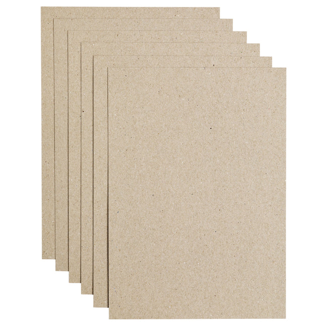 Papicolor - Papier copie A4 220gr 6 feuilles kraft gris