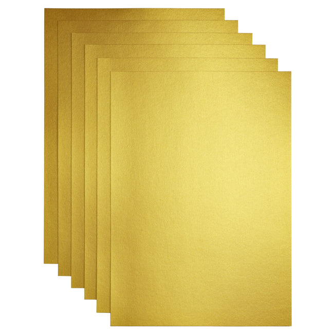Papicolor - Kopierpapier A4 300gr 3 Blatt metallic gold