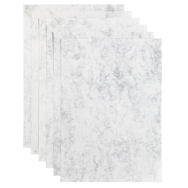 Papicolor - Papier copie A4 90gr 12 feuilles gris marbré