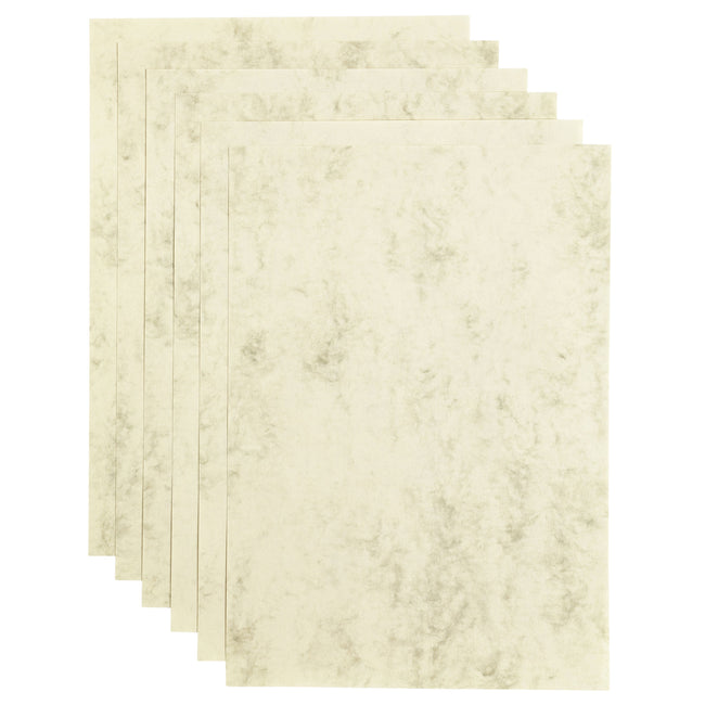 Papicolor - Papier à copier A4 90gr 12 feuilles ivoire marbré