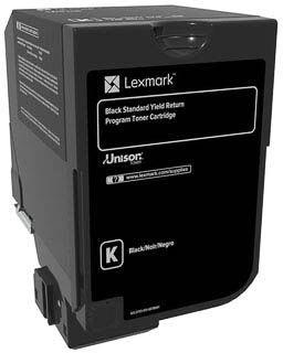 Lexmark - Retour Programme Toner CS72X, 7 000 pages, OEM 74C2SK0, noir