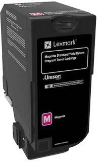 Lexmark - Retour Programme Toner CS72X, 7 000 pages, OEM 74C2SM0, Magenta