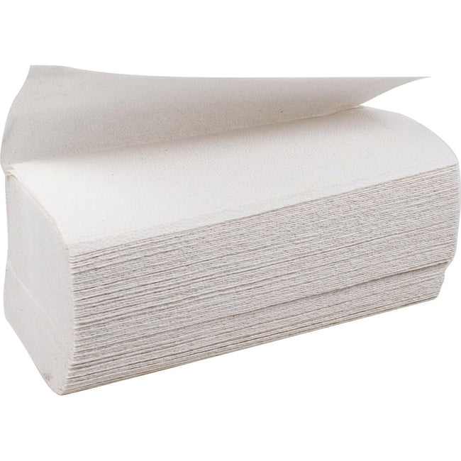 Serviette de papier sans marque P2P Profi, Z-Fold, 2 couches, boîte de 3 200 pièces