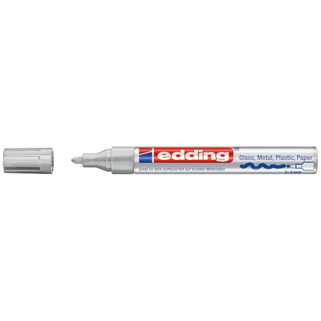 Edding - Glanslakmarker e -750 Cr Silber