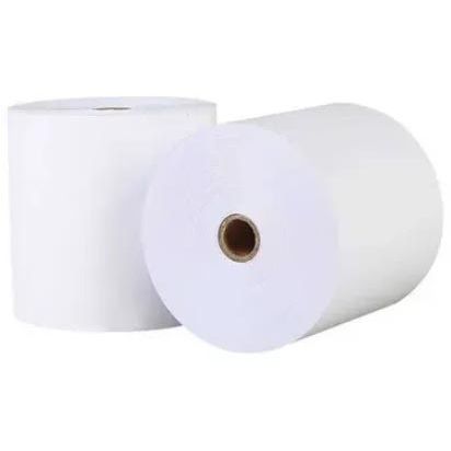 Sans marque - Papier rouleau thermo, 48 g, 57 mm x 9 m, trou central 12 mm, boîte de 50 rouleaux