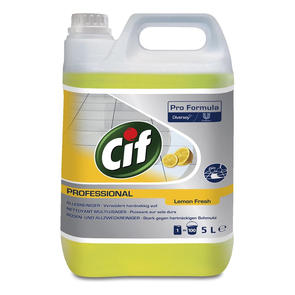 CIF - All Cleaner Citroenfris, 5-Liter Bottle