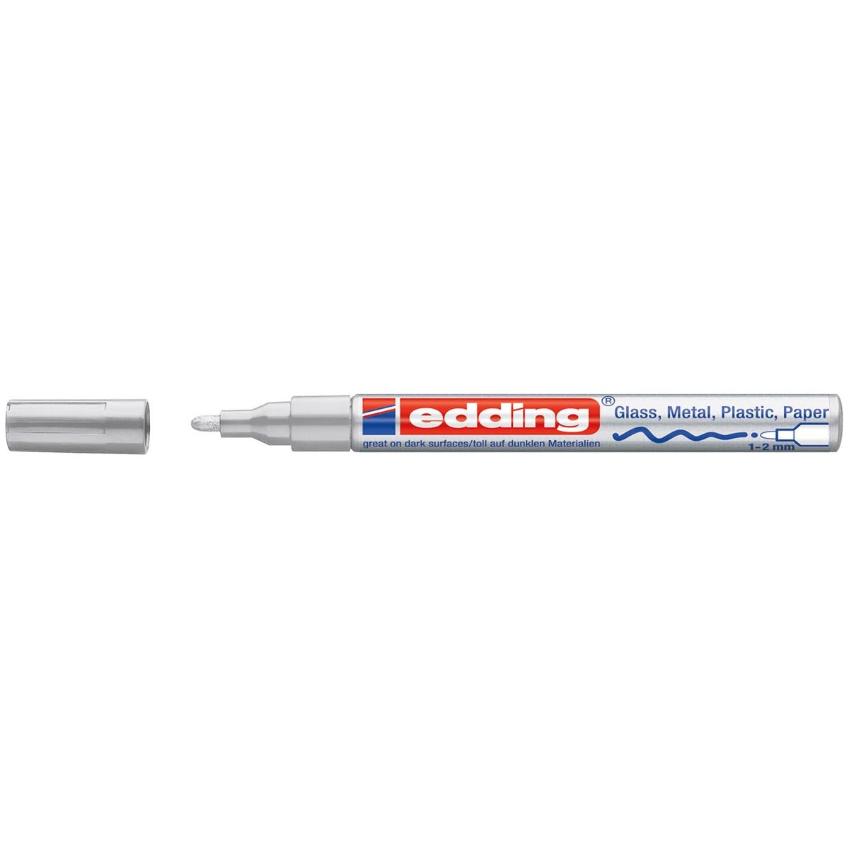 Edding - Glanslakmarker E -751 Cr Silver