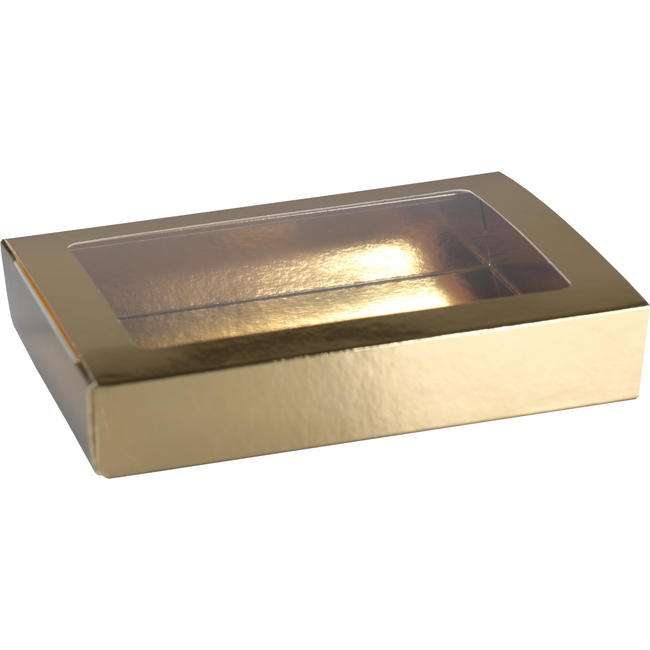 Klika - Boîte aux lettres en chocolat | GK4 | carton + PET | 149x109x31mm | Saint Nicolas | or | 50 pièces
