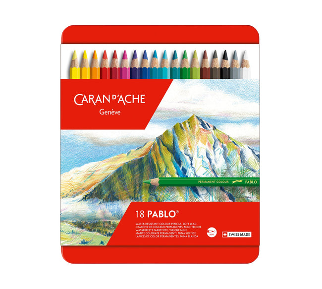 Caran d'ache -  Kleurpotlood caran d ache pablo ass blik 18st