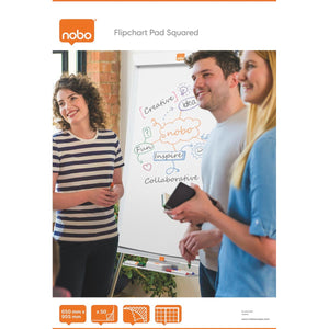 Nobo - Papier paperboard 65x95,5cm carré 50 feuilles