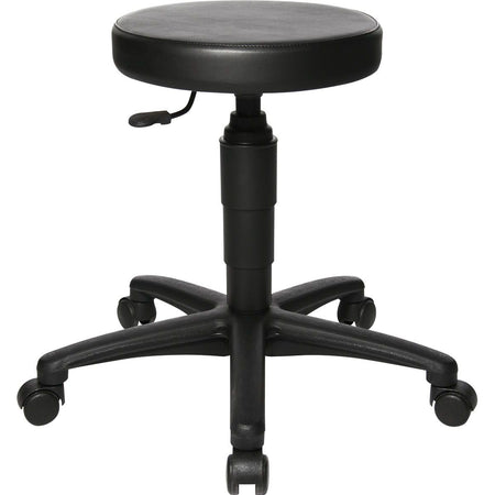 Topstar - Top tabouret Tec 70, sans repose-pieds, avec roulettes, noir
