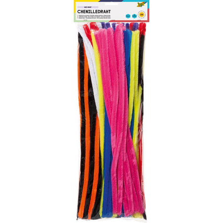 Folia - fil chenille paquet de 100 pièces, diamètre 14 mm