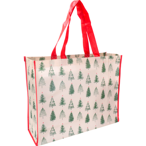 Klika -  Shopper | Kerstmis | PP | Kerstboompjes | 45x 15x36cm | 100 stuks